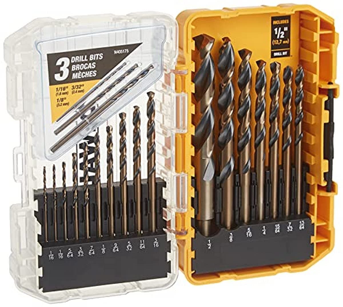 Black Oxide Drill Bit Set, 20-Piece (DW1177)