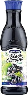 Mala's Black Currant Crush Fruit Drink - 1 Litre Bottle, 1000 g