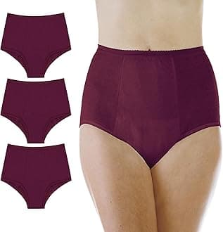 Wearever Women's Maximum Absorbency Incontinence Panties for Bladder Control - Washable, Reusable, Leak Proof Underwear for Women 600 ml - (Pack of 3) (Plum) (M) (Fits Hip: 38-40)