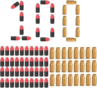 Moonmen Dress-Up Accessories 100 pcs Soft Bullets Sets for Glock Soft Bullet Toy Gun, Children's Gift, Shooting Games Education Gun Toy for 14+ Kids Boys (100 Bullets)