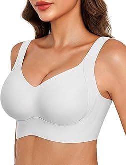 Popilush Bras for Women Wireless Seamless Push Up Bra No Underwire Comfy Supportive Tshirt Bralette