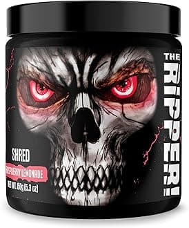 JNX SPORTS The Ripper! Fat Burner for Men & Women – Shredding Thermogenic Fat Burner, Pre-Workout & Appetite Suppressant –Raspberry Lemonade, 30 Servings