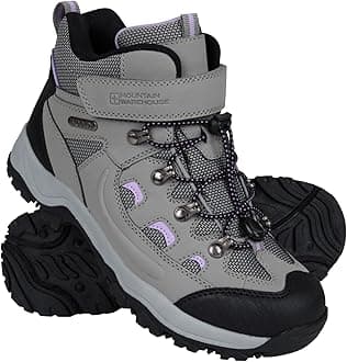 Mountain WarehouseAdventurer Womens Adaptive Waterproof Boots - IsoDry Shoes with Touch Strap Fastening - Spring Summer, Hiking, Trekking, Outdoors & Walking