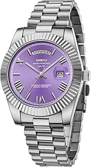 NIBOSI Men Watches Analog Quartz Stainless Steel Rose Gold Silver Watches for Men Waterproof Business Classic Desiger Wrist Watch with Day Date