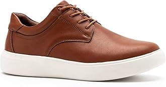 OrthoComfootMen's Orthopedic Wide Leather Dress Walking Shoes: Comfortable Arch Support Oxfords for Plantar Fasciitis, Orthotic Casual Business Work Shoes for Foot and Heel Pain Relief