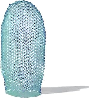 Stimulite Dual-Sided Bath Mitt Lavender side (softer texture) Green side (firmer texture)