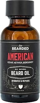 Beard Oil - Live Bearded (Pine, Cedar, Vetiver, Bergamot - The American)