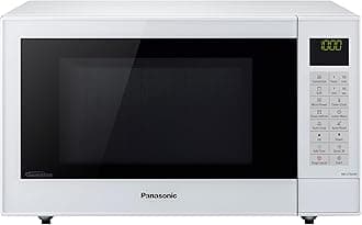 Panasonic NN-CT54JWBPQ, Slimline Combination Microwave Oven with Glass Turntable, 27L, 1000W, 100-220C, Quartz Grill, Inverter Technology, 29 Auto Programmes, Turbo Defrost, Timer, White