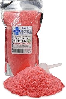 Baking Beauty and Beyond Premium Candy Floss Sugar 200g - Strawberry Daiquiri Flavour