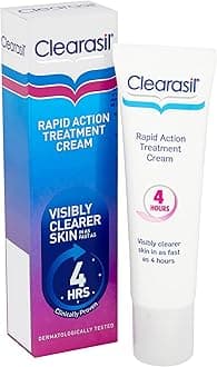 Clearasil Ultra Rapid Action Treatment Cream, 25ml - Opens Pores & Helps to Clear Spots Faster, Pore Cleaner, Skincare Solution, Clearer skin in 4 Hours