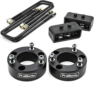 3" Front and 2" Rear Leveling Lift Kit for 2004-2020 Ford F150, 3 Inch Front and 2 Inch Rear Strut Spacer Suspension Lift Kits Lift Spacers