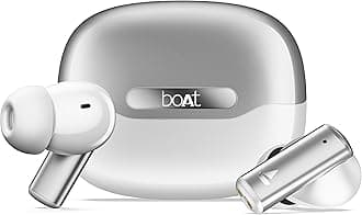 Boat Airdopes Prime 701 ANC, 46dB Hybrid ANC, 50Hr Battery, Real Spatial Audio,Multidevice Connect,App Support, Bluetooth Earbuds, TWS Ear Buds Wireless Earphones with mic (Zinc White)