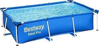 Steel Pro 13'1" x 6'11" x 32"/4.00m x 2.11m x 81cm Pool Set