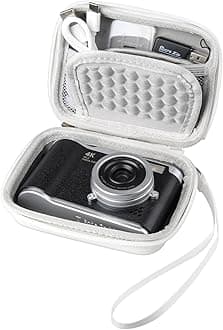 Digital Camera Case Compatible with CAMKORY/for Lecran/for KODAK PIXPRO/for VAHOIALD/for Canon PowerShot ELPH 180/190/for Sony DSCW800, Small Camera Protective Bag Travel Cameras Storage hard Holder