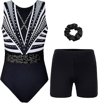 JOYSTREAMGymnastics Leotards for Girls, Adult, Child With Shorts Activewear