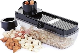 Ganesh Plastic Vegetable Slicer & Dry Fruit Cutter, Black