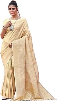 SWORNOF Women's kanjivaram banarasi silk saree for Patola festival Wedding silk with rich pallu Design sarees for women with blouse piece