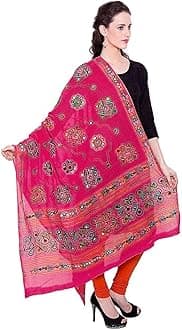 Women's Embroidered Cotton Dupatta