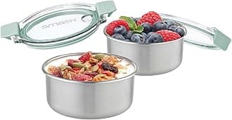 Smash Microwave Safe Stainless Steel Snack Pots