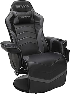 900 Racing Style Gaming Recliner, Reclining Gaming Chair, Grey