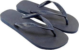 Top Unisex Flip Flops - Navy Blue - 11/12W 9/10M