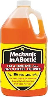 Mechanic in A Bottle Gas & Diesel Formula, Gallon Jug. 2-128-1, Fuel System Cleaner & Stabilizer, Maintain Peak Performance.