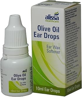 5 x Olive Oil Ear Wax Drops Softens Removes Wax 10ml (5 Packs)