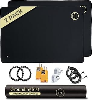 Earth and Moon Grounding Mat Starter Kit - Universal Grounding Pad for Sleeping and Overall Wellbeing