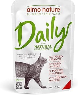 YUAKUOD Nature Daily Cat Food with Chicken and Beef, 70g, Pack of 30