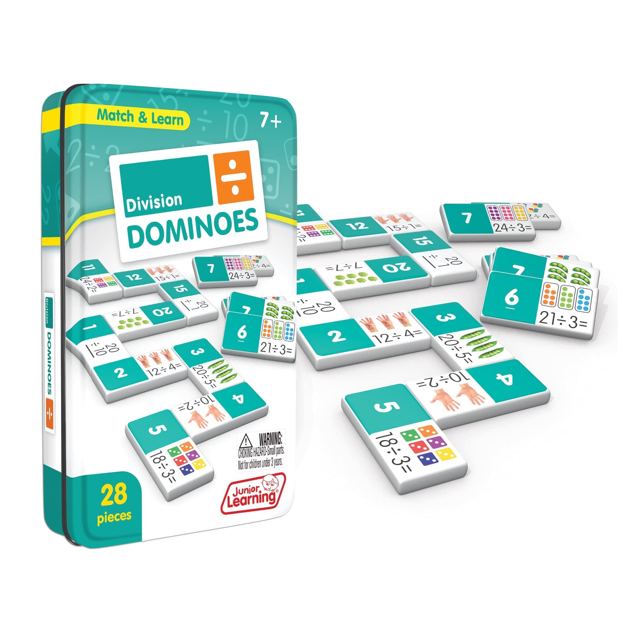 Division Match & Learn Dominoes, Multi