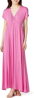 Amazon Essentials Faux Wrap Maxi Dress, Large Size, Women's