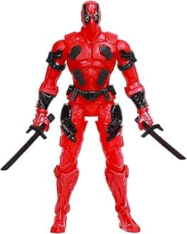 Superhero Action Figure Toys, Kids 12 inch with Lighte and Soundc,Character Toys for Kids (Deadpool)