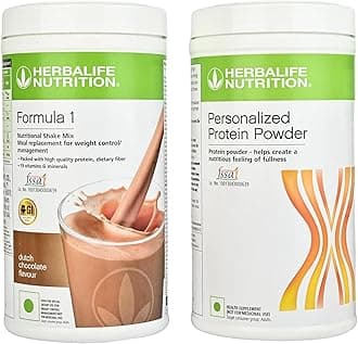 Herbalife Formula 1 with Personalized Protein Powder(400gm) 900gm (Dutch Chocolate)