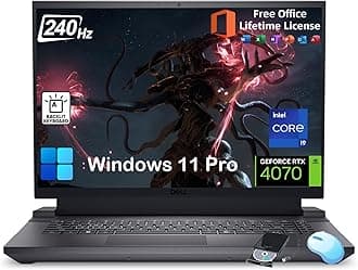 Dell G16 7630 Gaming Laptop - NVIDIA GeForce RTX 4070, 16" 16:10 QHD+ 240Hz Display, Office Lifetime, Intel 24 Core i9-13900HX, Windows 11 Pro, Backlit KB, External DVD Drive, 32GB DDR5 RAM, 2TB SSD
