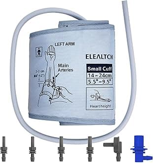 Child Small Size Cuff Compatible with Omron 5.5”-9.5” Inches (14-24CM) Blood Pressure Cuff ARM BP Replacement Cuff for Pediatric and Women S(Small Size)