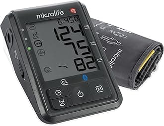 Microlife BP B6 Connect Bluetooth Blood Pressure Monitor with AFIBsens Detection | BIHS Approved & MAM Technology | 2 User Memory | Includes M-L Upper Arm Cuff (22-42cm)