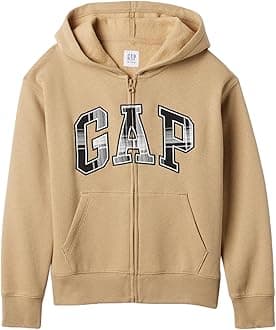 Gap Boys Sweatshirt Logo Hoodie Hooded Full Zip Sweatshirt