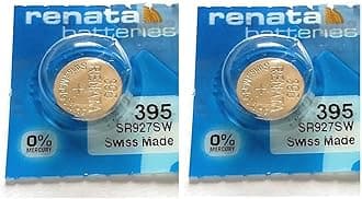 SR927SW Set of Two 395 Renata Watch Batteries