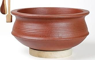 Craftsman Clay Biryani Handi/Pot for Cooking and Serving 3 Liter