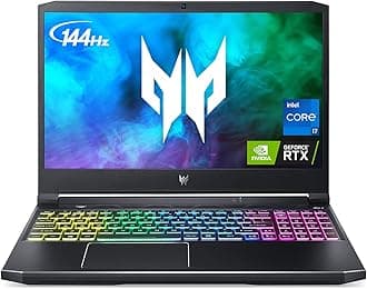 Acer Predator Helios 300 PH315-54-760S Gaming Laptop | Intel i7-11800H | NVIDIA GeForce RTX 3060 Laptop GPU | 15.6" Full HD 144Hz 3ms IPS Display | 16GB DDR4 | 512GB SSD | Killer WiFi 6 | RGB Keyboard