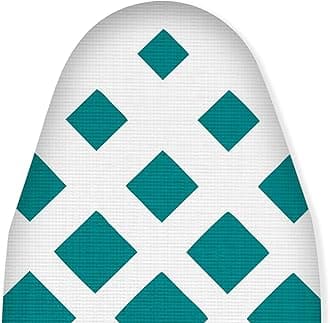 Amazon Brand - Umi ThermoGuard Ironing Board Cover | Reusable & Washable Ironing Board Cover for Iron & Steam Press, Size- 73x34 cm, (Teal)