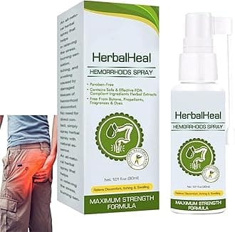 GFOUK Herbalheal Hemorrhoids Spray, Natural Herbal Hemorrhoids Spray, Hemocare Herbal Hemorrhoids Spray, Fast Relief of Hemorrhoids and Anal Fissures (2)