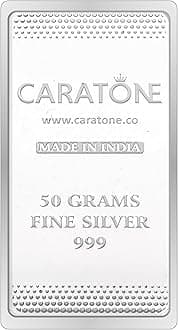 999 Purity Silver Bar 50 Grams With Premium Packaging Perfect for Gifting or Investment.