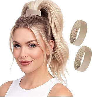 2 Medium PONY-Os for Fine to Normal Hair or Slightly Thick Hair (Dark Blonde)