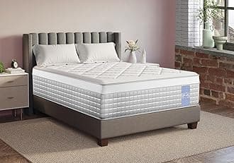 LOOM & NEEDLES 84x72x12 Inches King Size Mattress | Hybrid Latex Pocket Spring Mattress | Zero Gravity Partner Disturbance | 5 Zoned Euro Top 7 Layer Medium Firm Memory Gel Foam Eurotop Mattresses