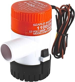 1100 GPH 12v Boat Marine Plumbing Electric Bilge Pumps (1100gph 12v)