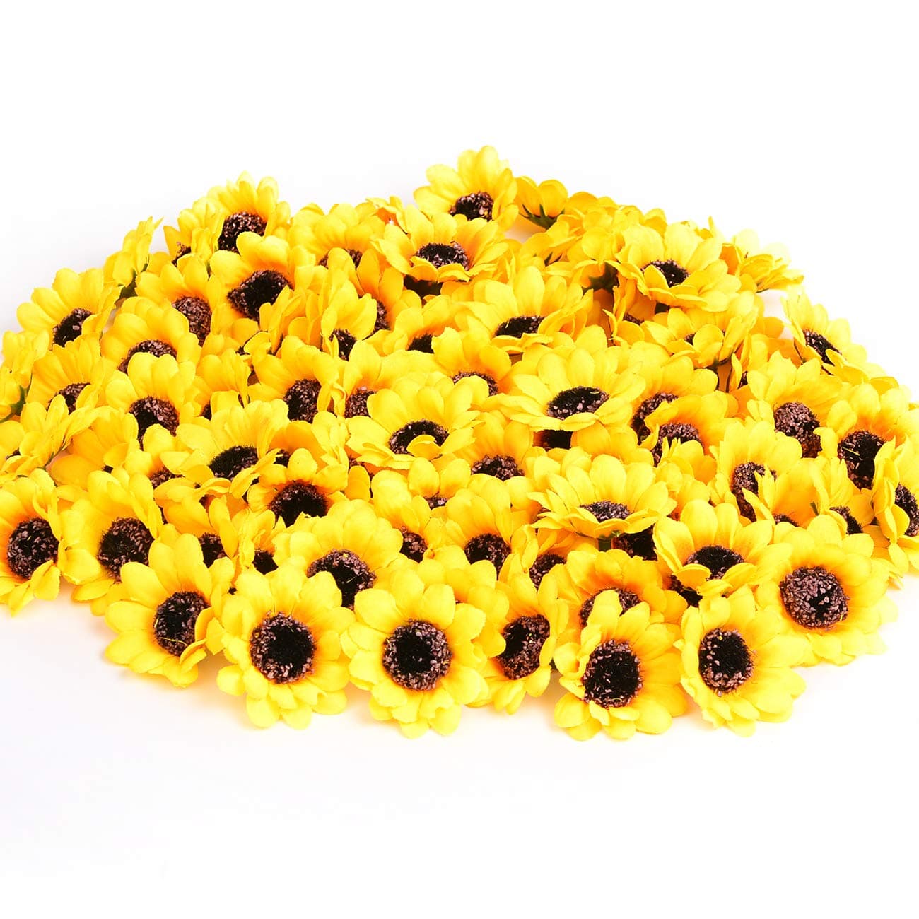 200pcs 1.8inch Artificial Sunflowers Head