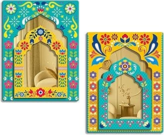 Sehaz Artworks Home Decoration Items for Living Room | Jharokha wall hangings for living room | Wall Decoration Items for Bedroom | Mirror Jharokha Wall Decor | Decorative Items for Home wall