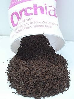 Orchiata New Zealand Pinus Radiata Bark - Extra Small Chips (1/8") 2.5 Gallon Bag