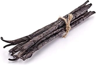 5 Vanilla Beans - Whole Extract Grade B Pods for Baking, Homemade Extract, Brewing, Coffee, Cooking - Tahitian